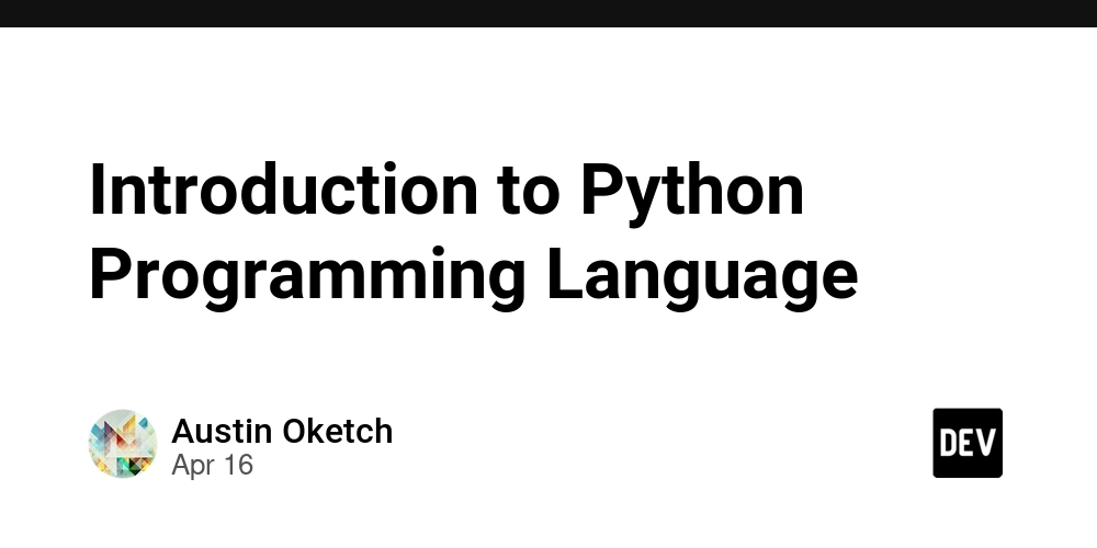 Introduction to Python Programming Language