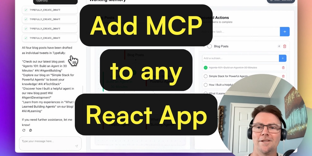 Turn Your React App Into an MCP Client in Minutes