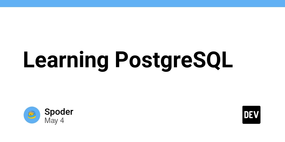 Learning PostgreSQL