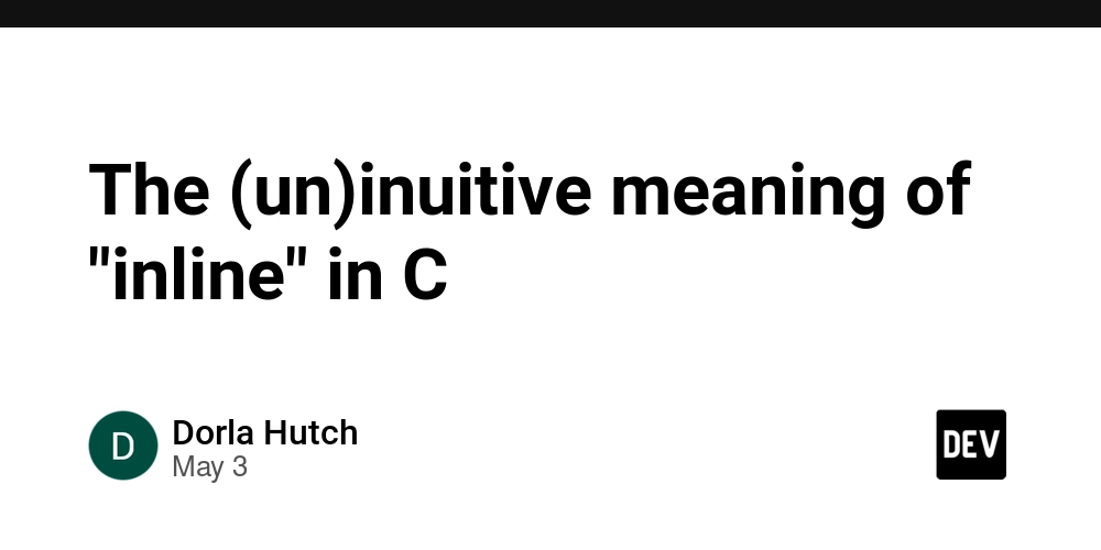 The (un)inuitive meaning of "inline" in C