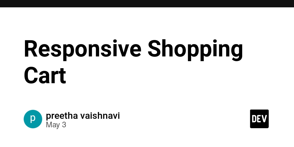 Responsive Shopping Cart