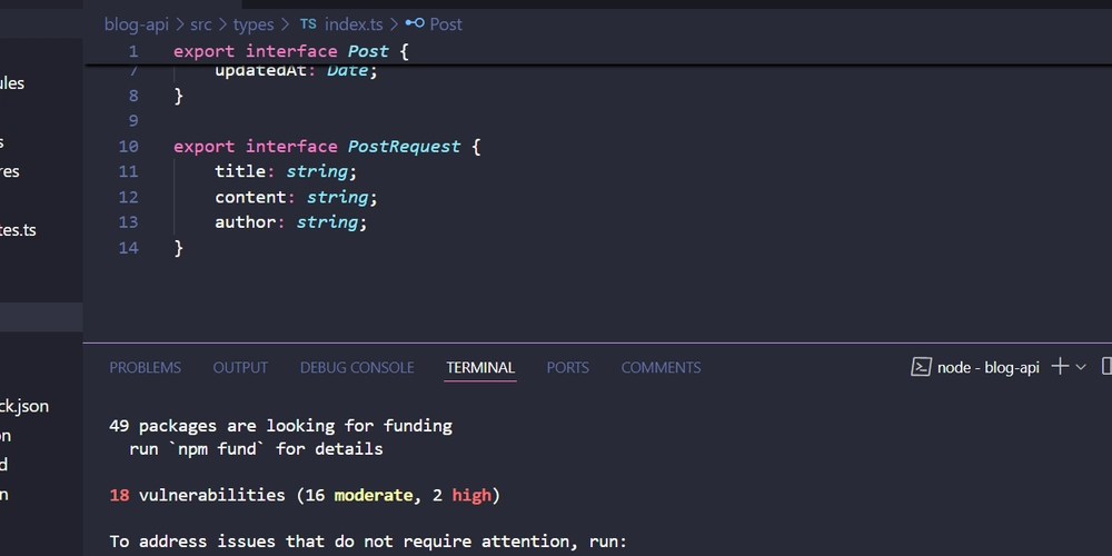 Building a TypeScript Blog API: A Beginner's Guide