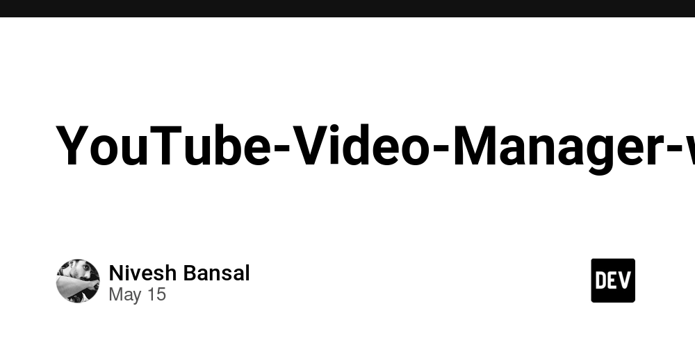 YouTube-Video-Manager-with-SQLite3