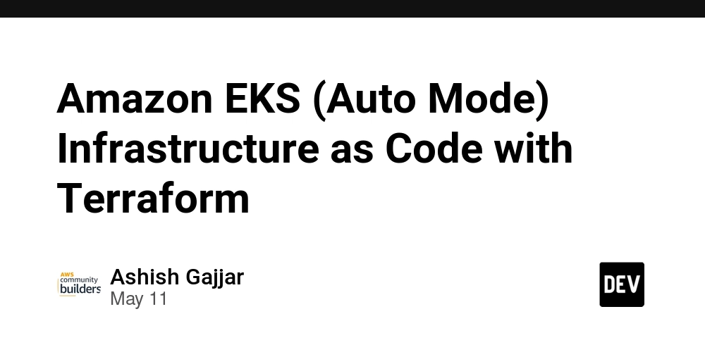Amazon EKS (Auto Mode) Infrastructure as Code with Terraform