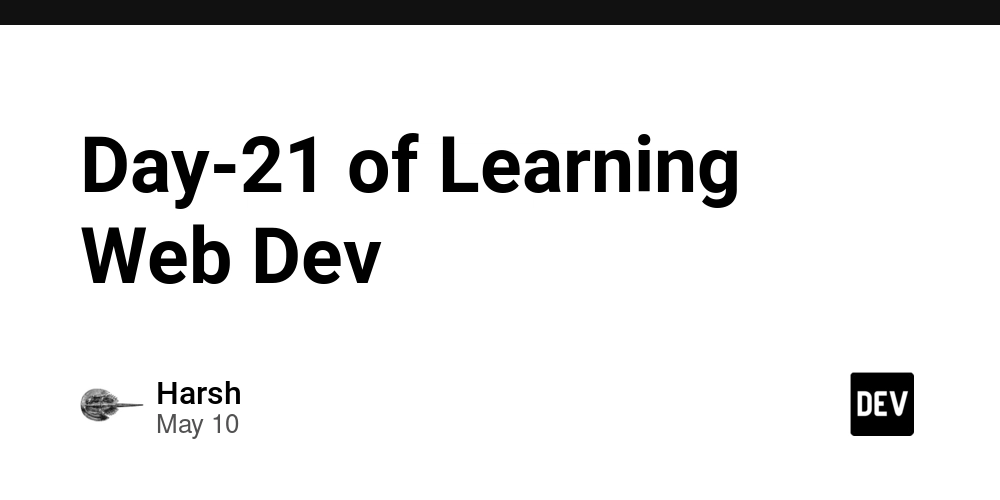 Day-21 of Learning Web Dev