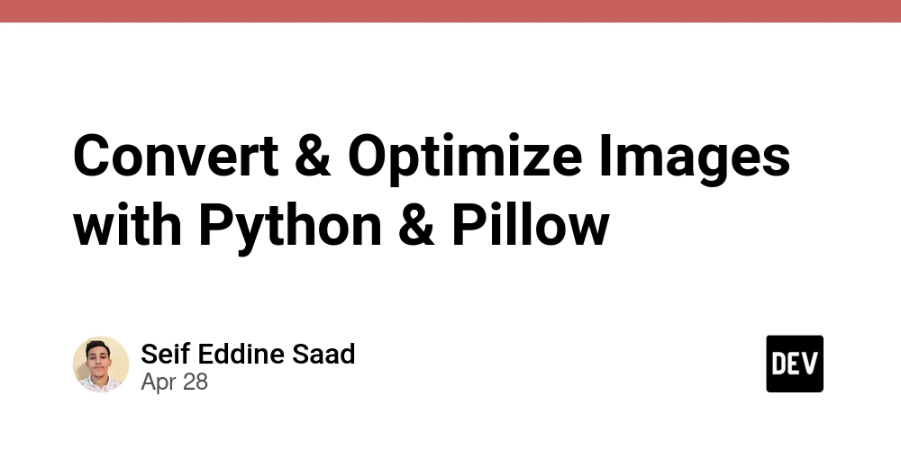 Convert & Optimize Images with Python & Pillow