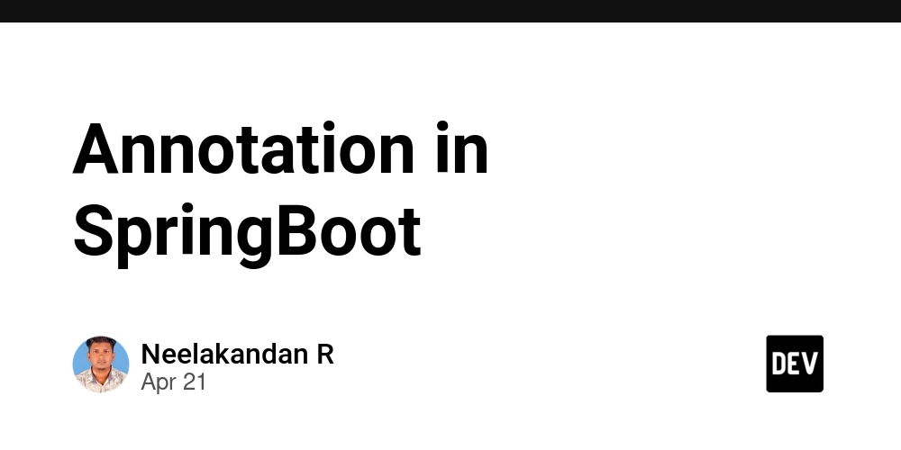 Annotation in SpringBoot