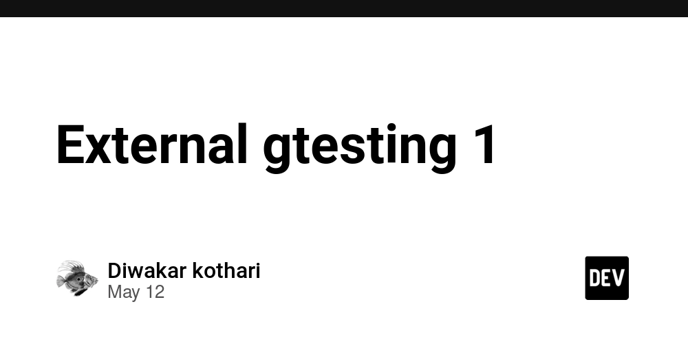 External gtesting 1