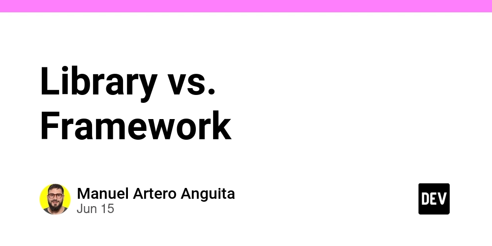 Library vs. Framework