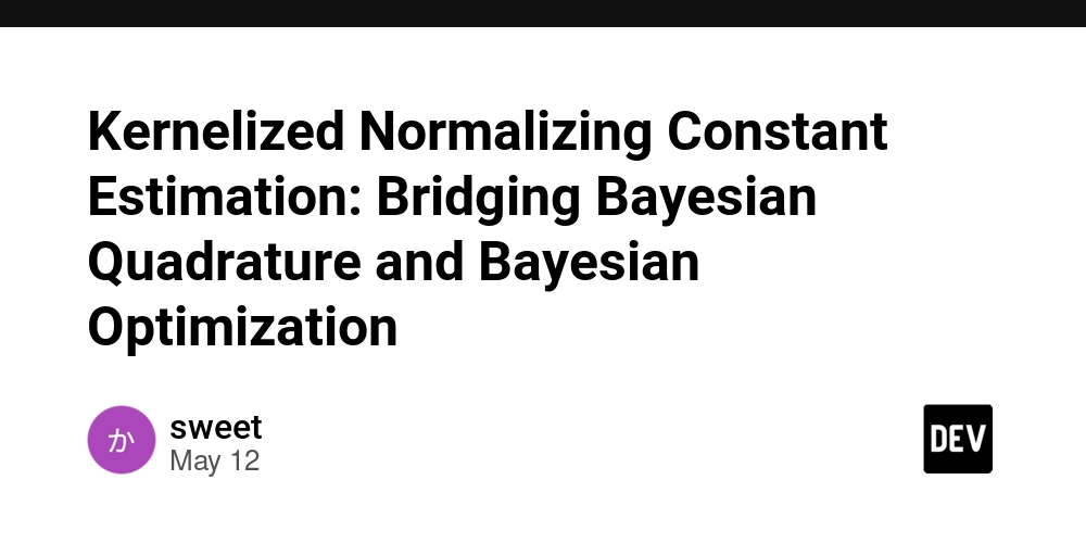 Kernelized Normalizing Constant Estimation: Bridging Bayesian Quadrature and Bayesian Optimization