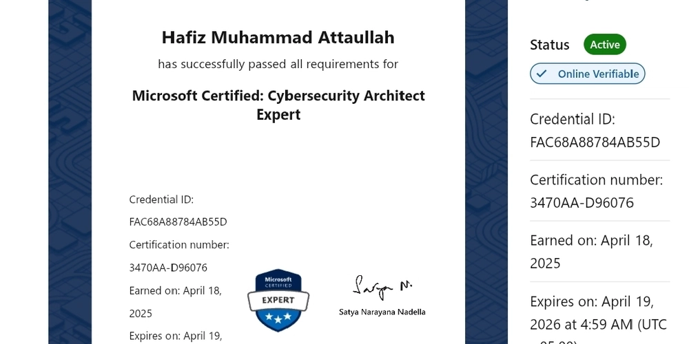 From Foundations to Cybersecurity Architect: My Microsoft Certification Journey