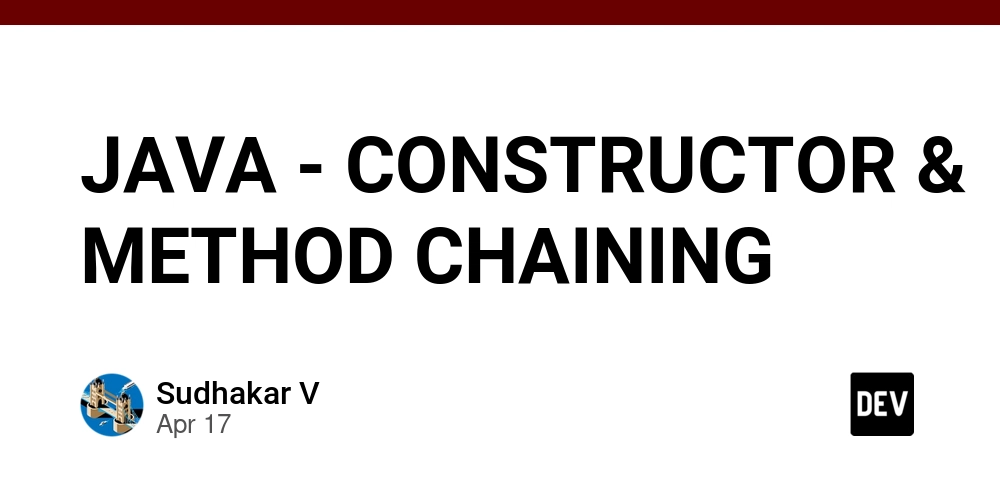 JAVA - CONSTRUCTOR & METHOD CHAINING