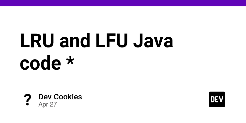 LRU and LFU Java code *