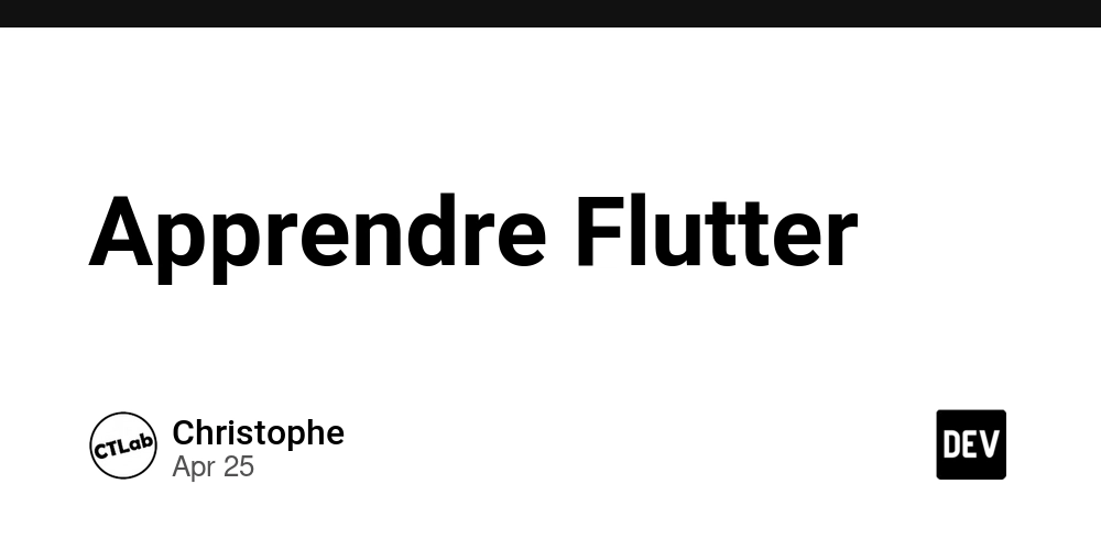 Apprendre Flutter