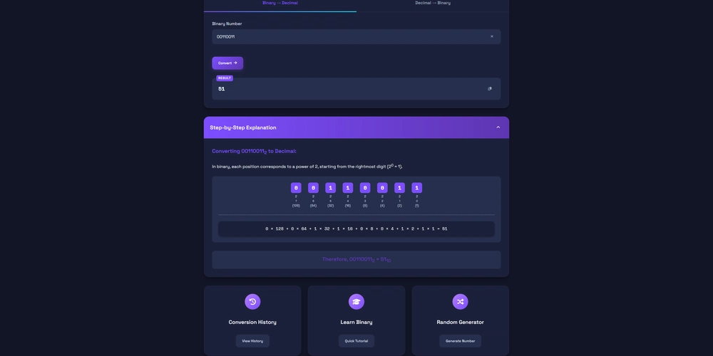 From Bits to Bytes: Building a Better Binary Converter for Devs