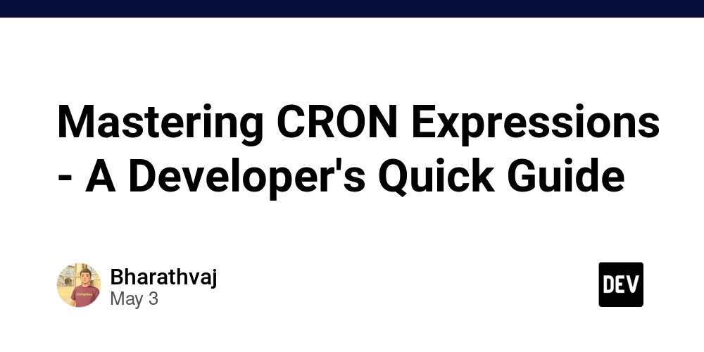 Mastering CRON Expressions - A Developer's Quick Guide