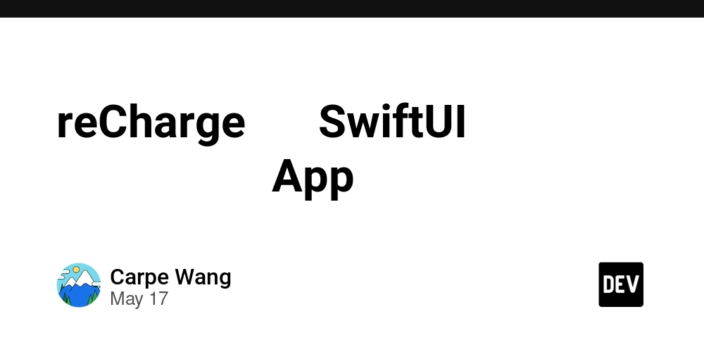 reCharge:基于 SwiftUI 的全方位健康睡眠管理 App 实现原理与技术分享