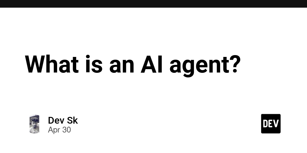 What is an AI agent?