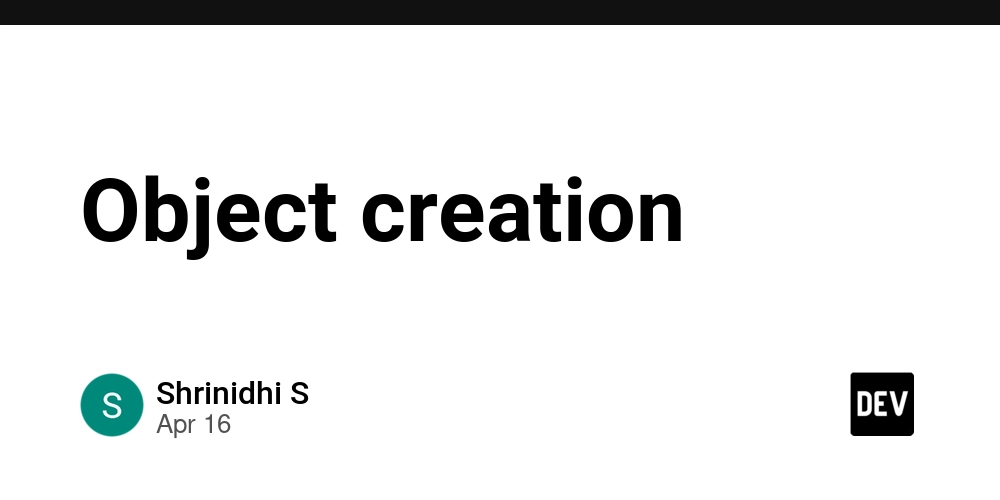 Object creation