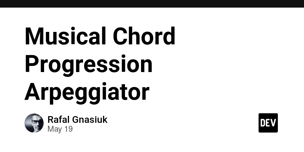 Musical Chord Progression Arpeggiator