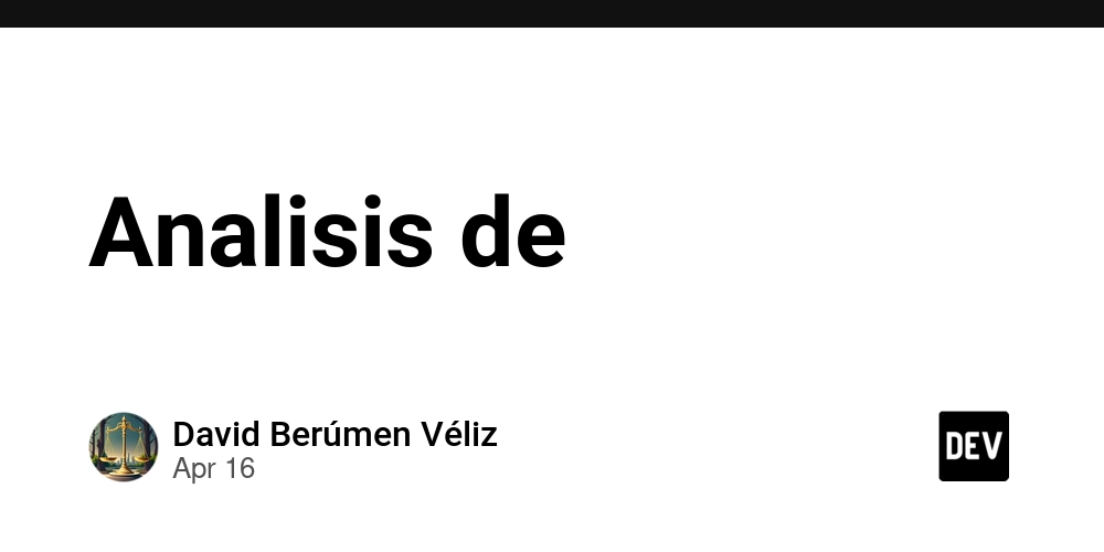 Analisis de