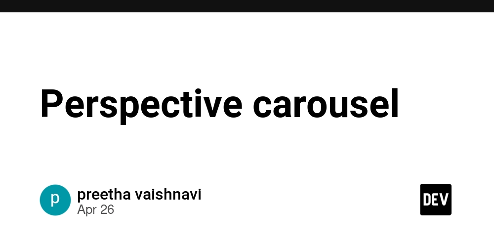 Perspective carousel