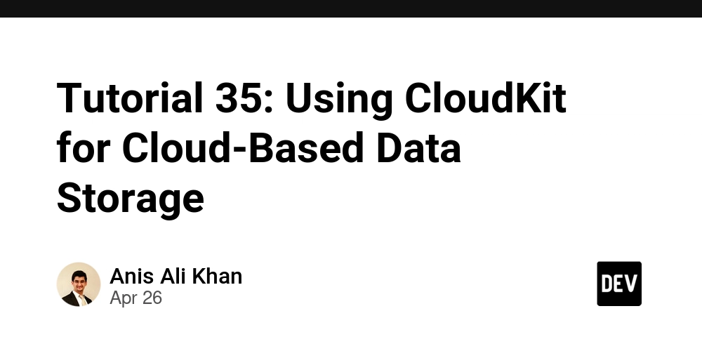 Tutorial 35: Using CloudKit for Cloud-Based Data Storage