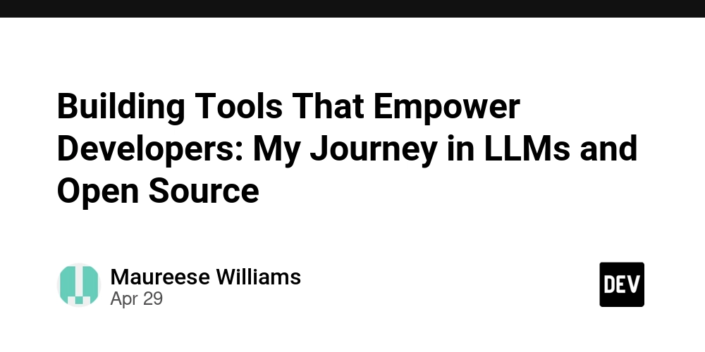Building Tools That Empower Developers: My Journey in LLMs and Open Source