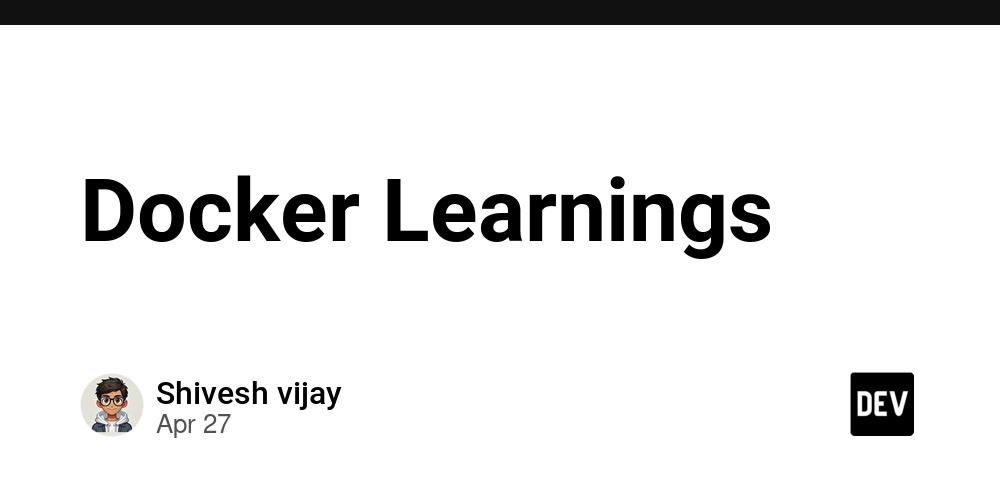 Docker Learnings