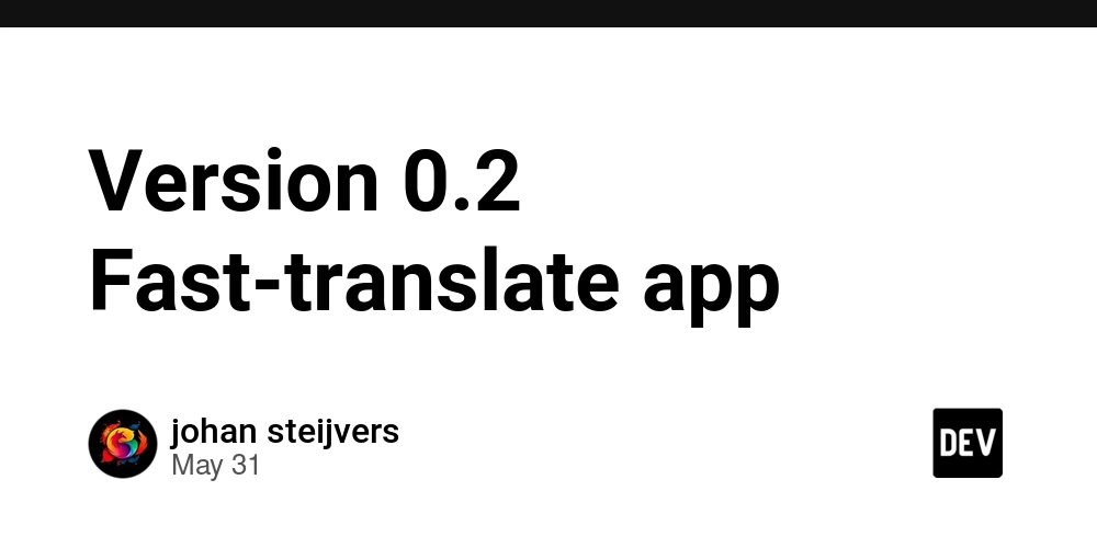 Version 0.2 Fast-translate app