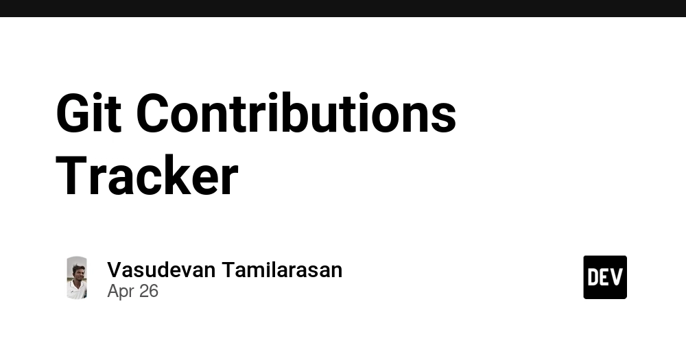 Git Contributions Tracker