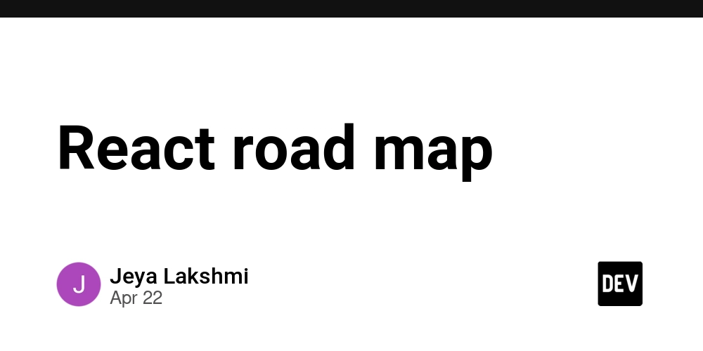 React road map