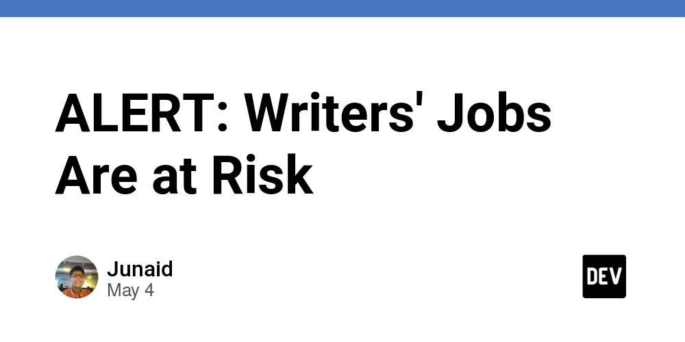 ALERT: Writers' Jobs Are at Risk