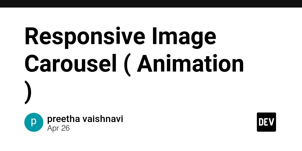 Responsive Image Carousel ( Animation )