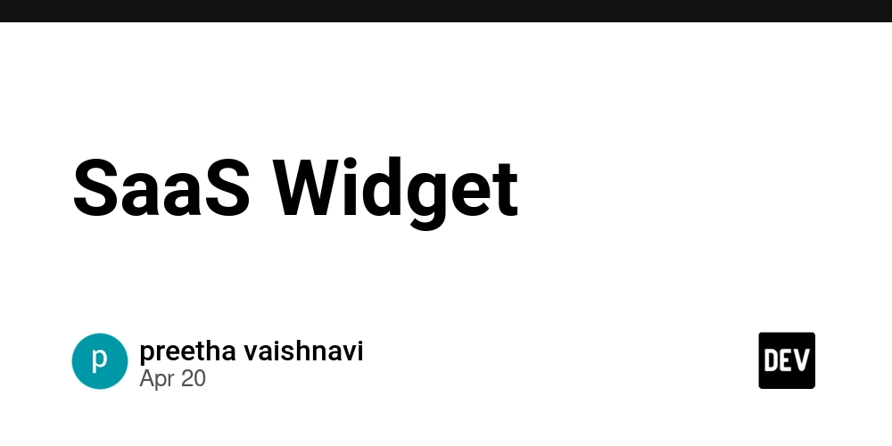SaaS Widget