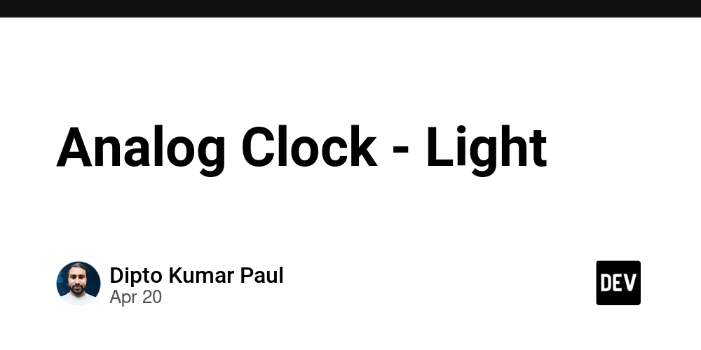 Analog Clock - Light