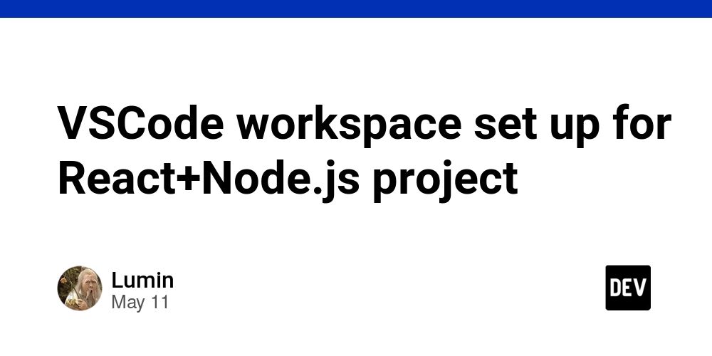 VSCode workspace set up for React+Node.js project