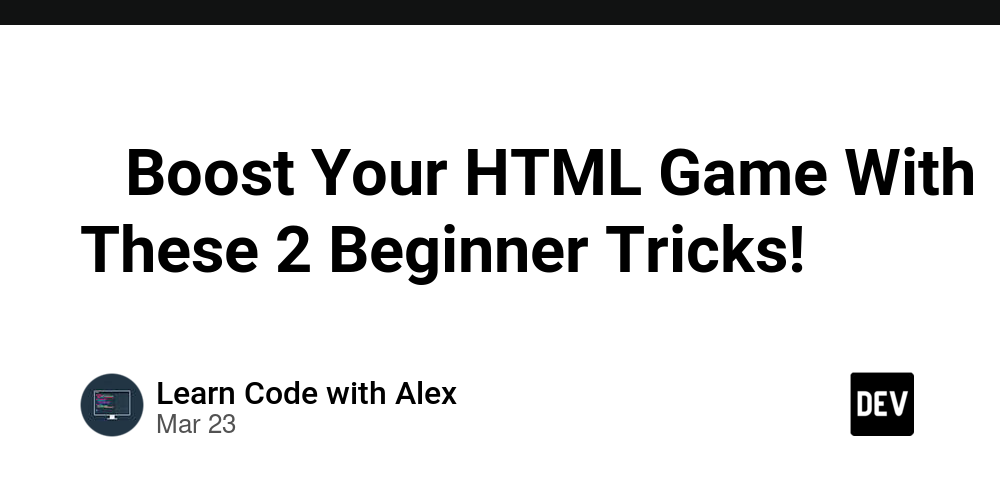 ⚡ Boost Your HTML Game With These 2 Beginner Tricks! 