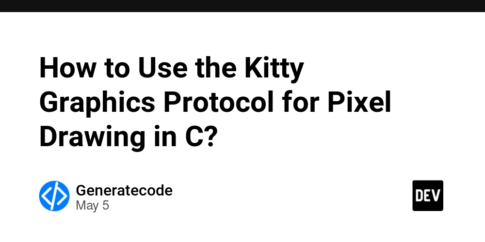 How to Use the Kitty Graphics Protocol for Pixel Drawing in C?