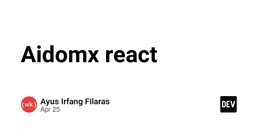 Aidomx react