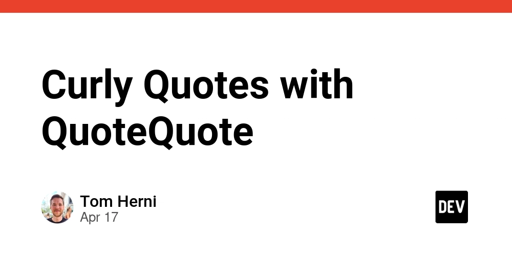 Curly Quotes with QuoteQuote