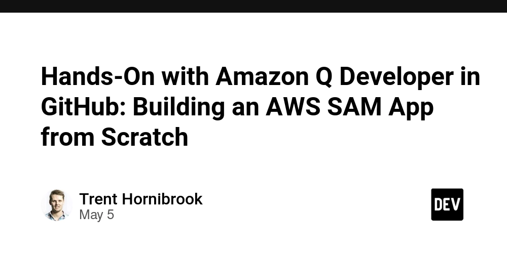 Hands-On with Amazon Q Developer in GitHub: Building an AWS SAM App from Scratch