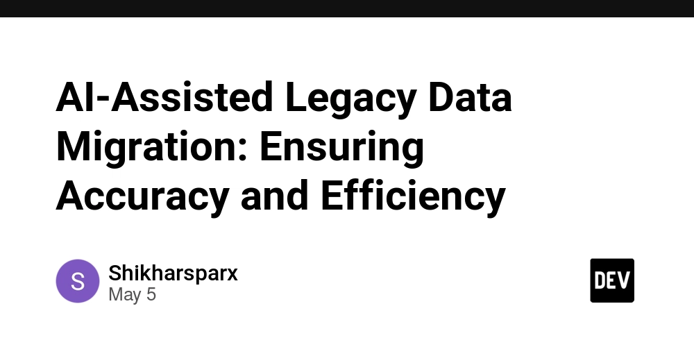 AI-Assisted Legacy Data Migration: Ensuring Accuracy and Efficiency