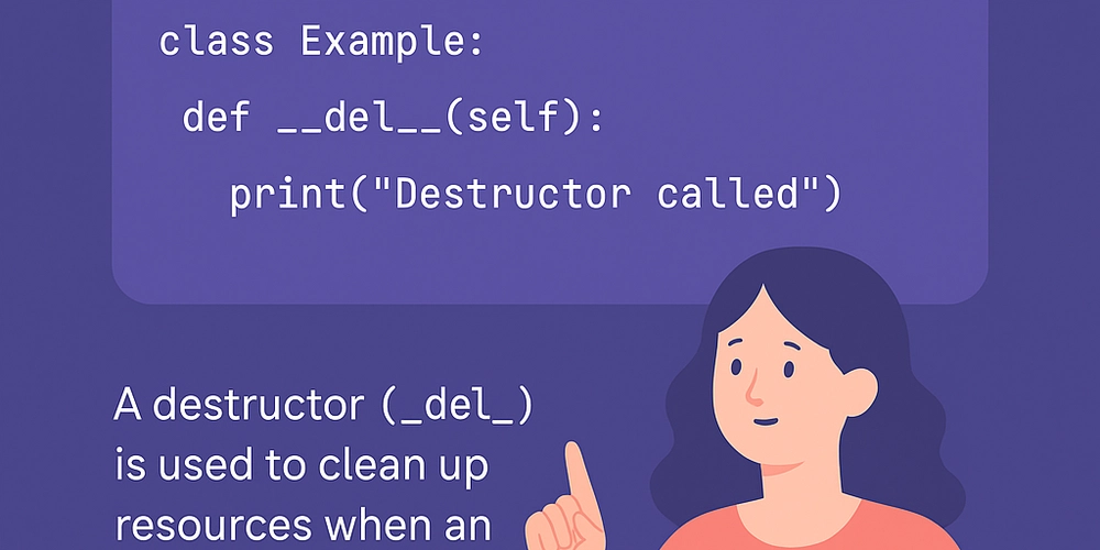 Destructor in python