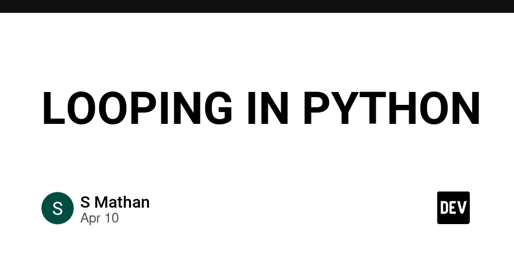 LOOPING IN PYTHON
