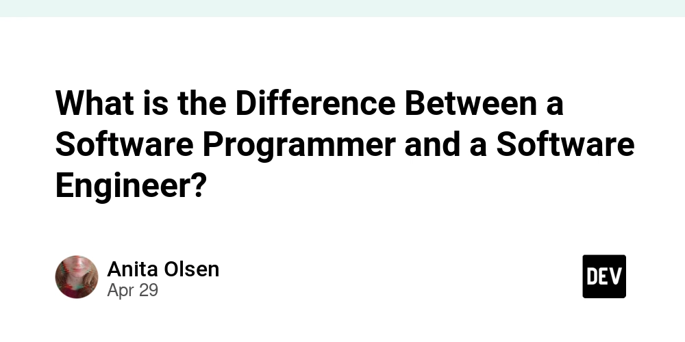 What is the Difference Between a Software Programmer and a Software Engineer?