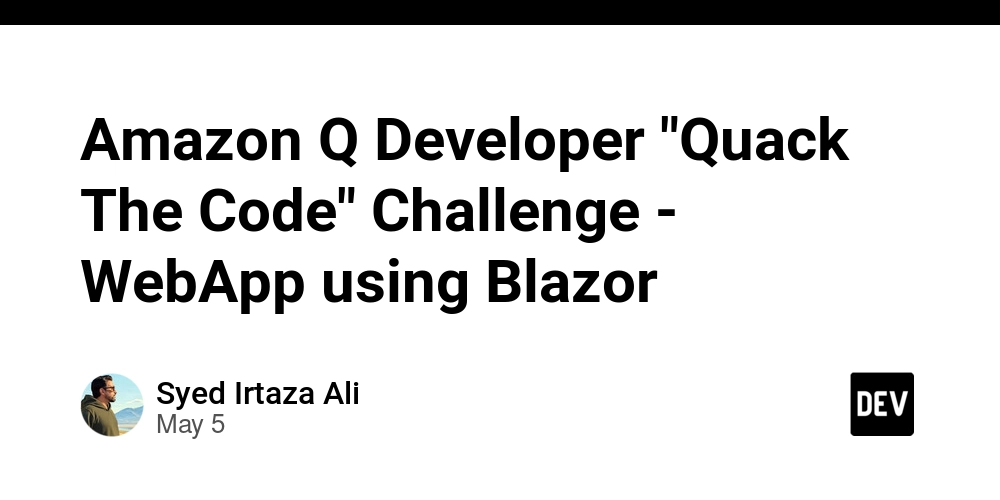 Amazon Q Developer "Quack The Code" Challenge - WebApp using Blazor