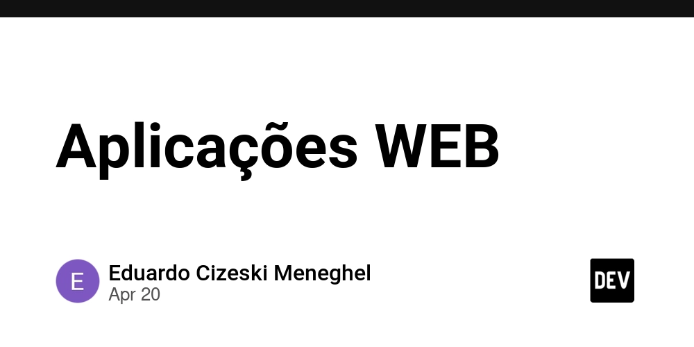 Aplicações WEB