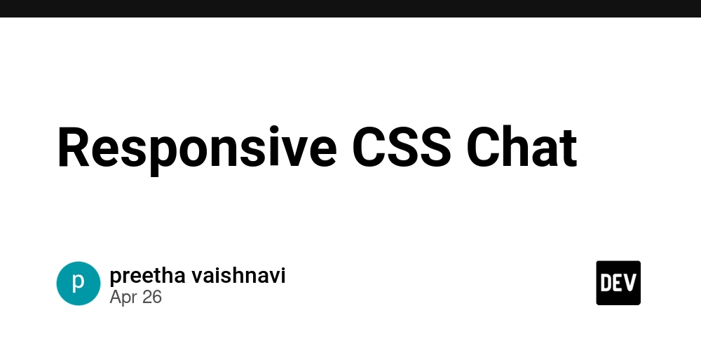 Responsive CSS Chat