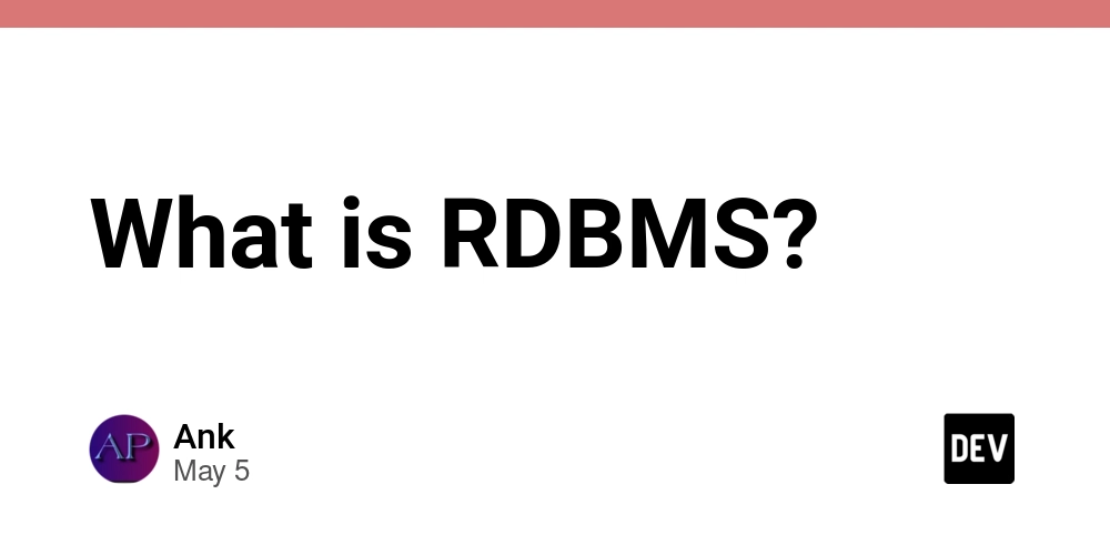 What is RDBMS?